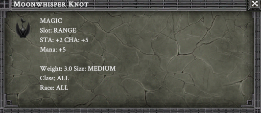 MOONWHISPER KNOT item card
